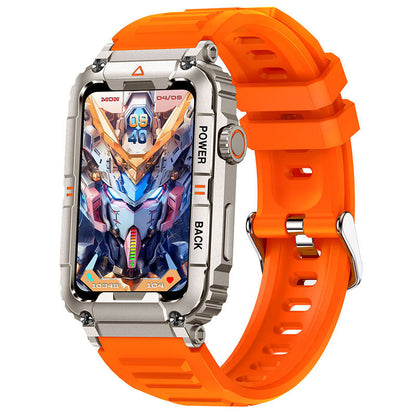 KR88 Bluetooth Calling 157-inch Voice Assistant Heart Rate Blood Oxygen Monitoring Multi-sport Smart Watch