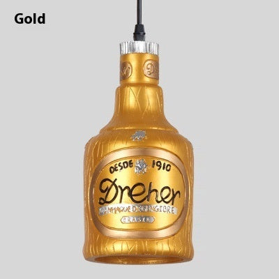Wine Bottle Pendant Creative Lighting Personality Wine Bottle Lights