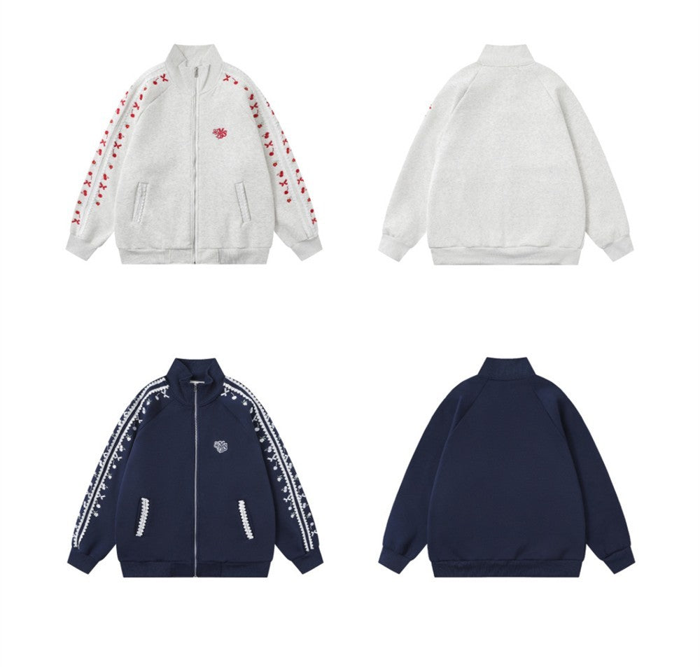 American Retro College Sports Style Brushed Hoody