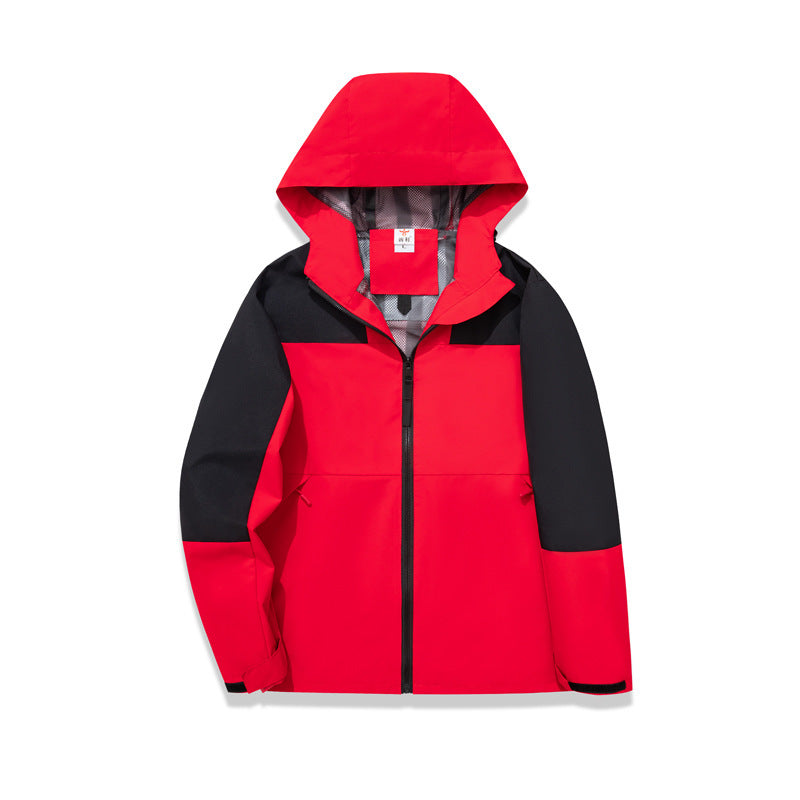 Women's Outdoor Sports Thin Hooded Work Clothes Mountaineering Clothes Windproof And Waterproof