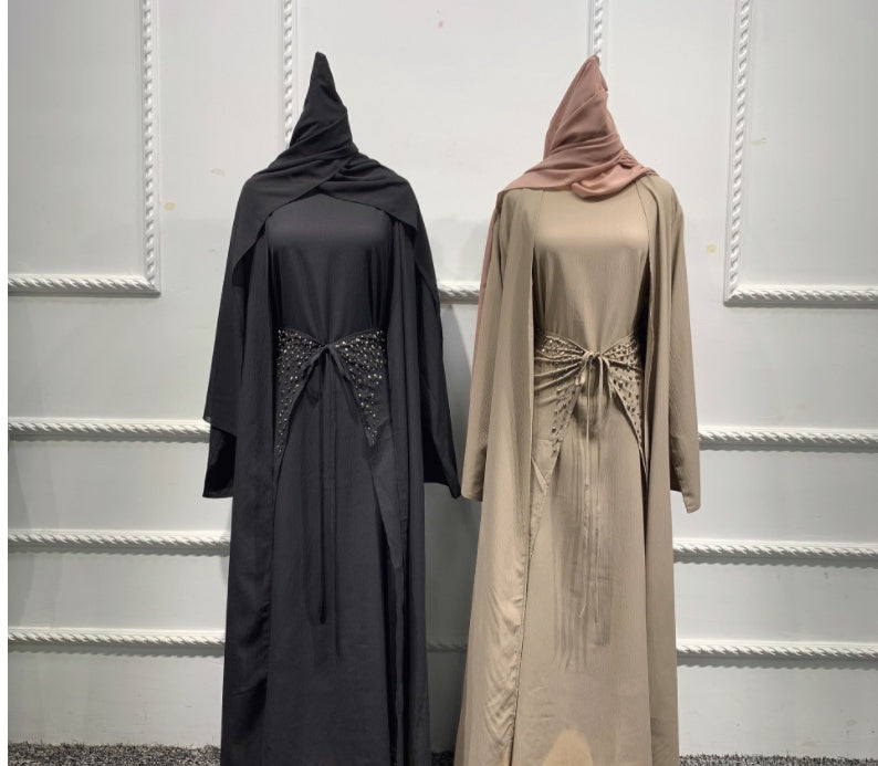 Middle East Dubai Solid Color Three-piece Suit