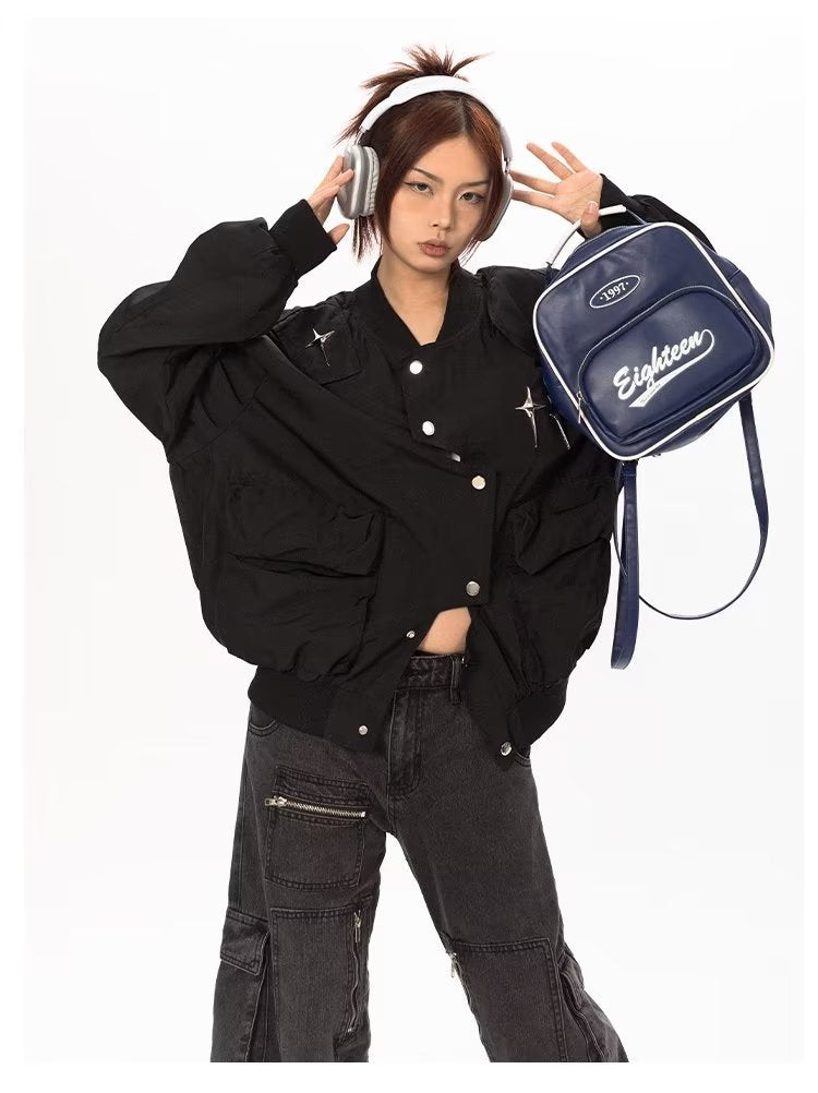 Street High-end Workwear Jacket Women's Autumn Niche Casual Loose Jacket