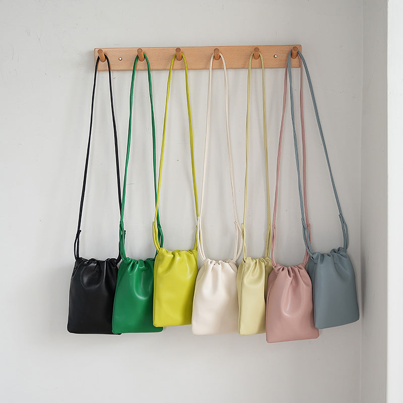 New Fashion Simple Small Chinese Character Fu Bag Shoulder Crossbody Bag
