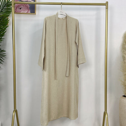 Women's Dubai Casual Solid Color Dress