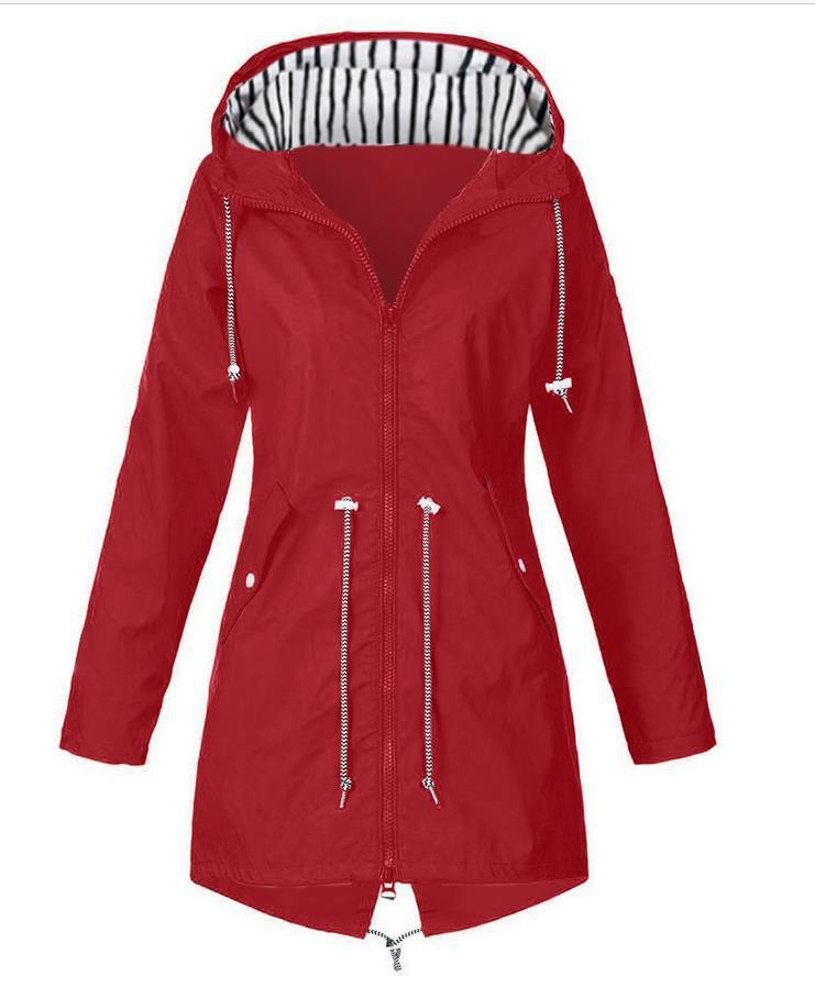 Autumn And Winter Women's Zipper Jacket Three-in-one Outdoor Hooded Mountaineering Jacket