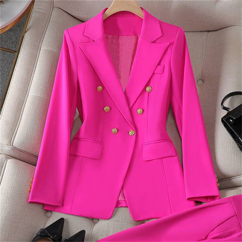Retro Coat Slim Fit Casual Suit Top