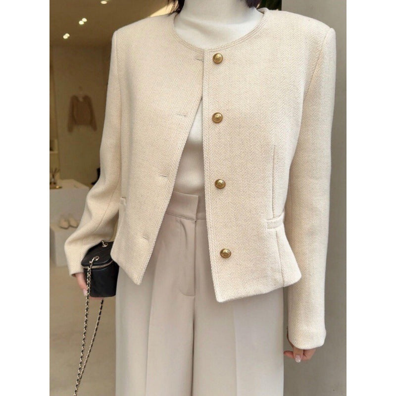 Wool Women's Short Coat Autumn And Winter