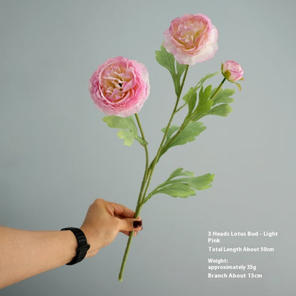 Artificial Flower Dew Lotus Decoration Home Decoration