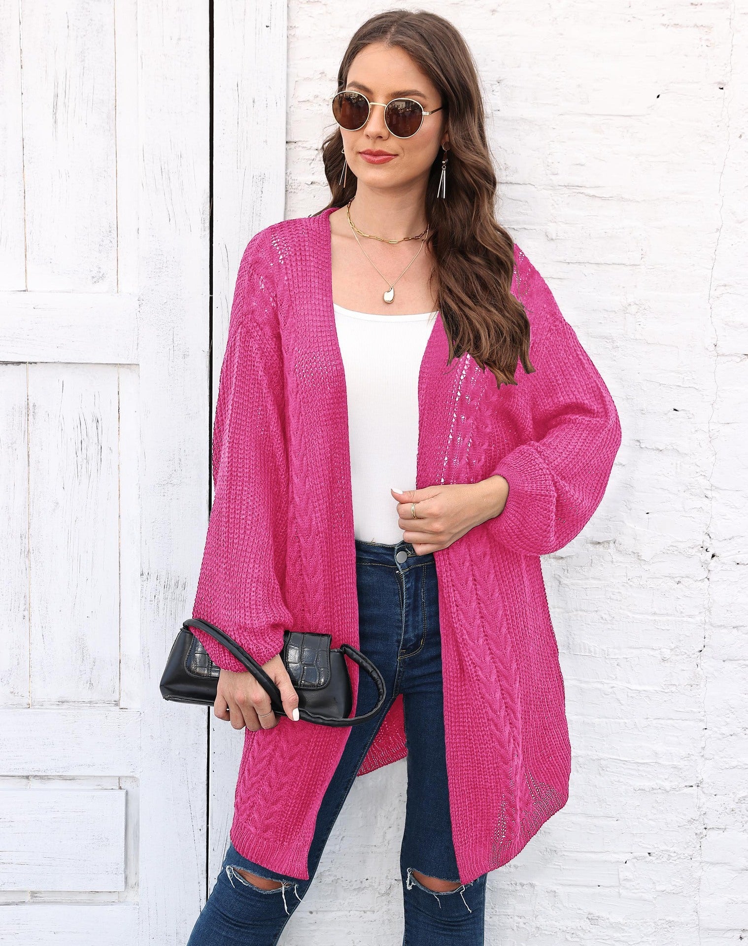 Women's Fashion Loose Casual Sweater Coat