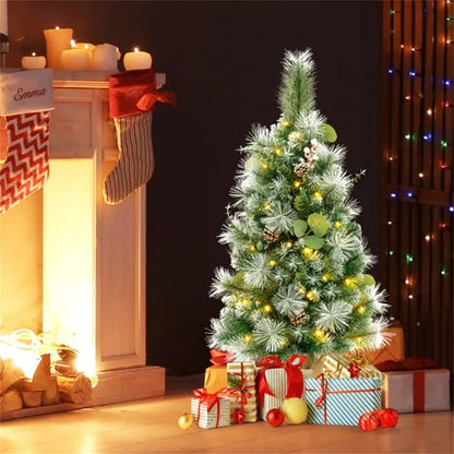 3 FT Pre-Lit Artificial Mini Christmas Tree