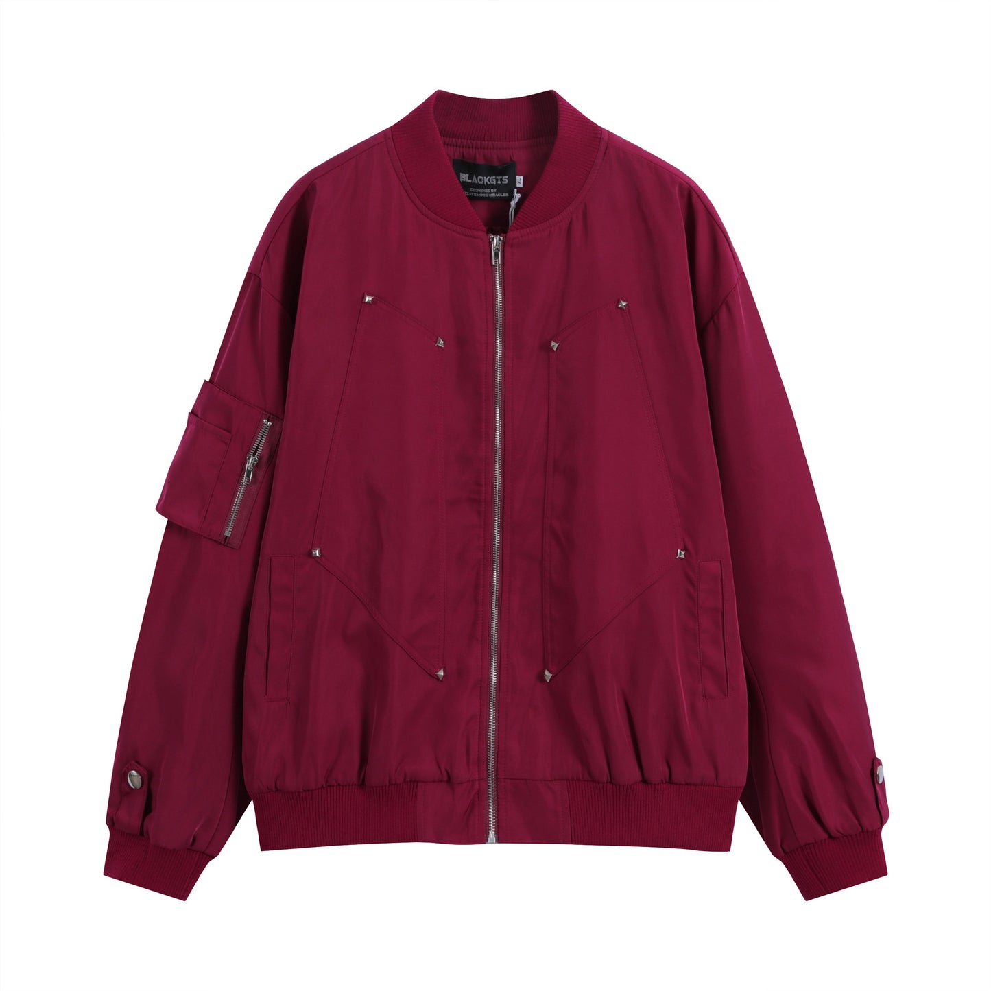 Women's Jacket Stand Collar Flight Jacket High Street