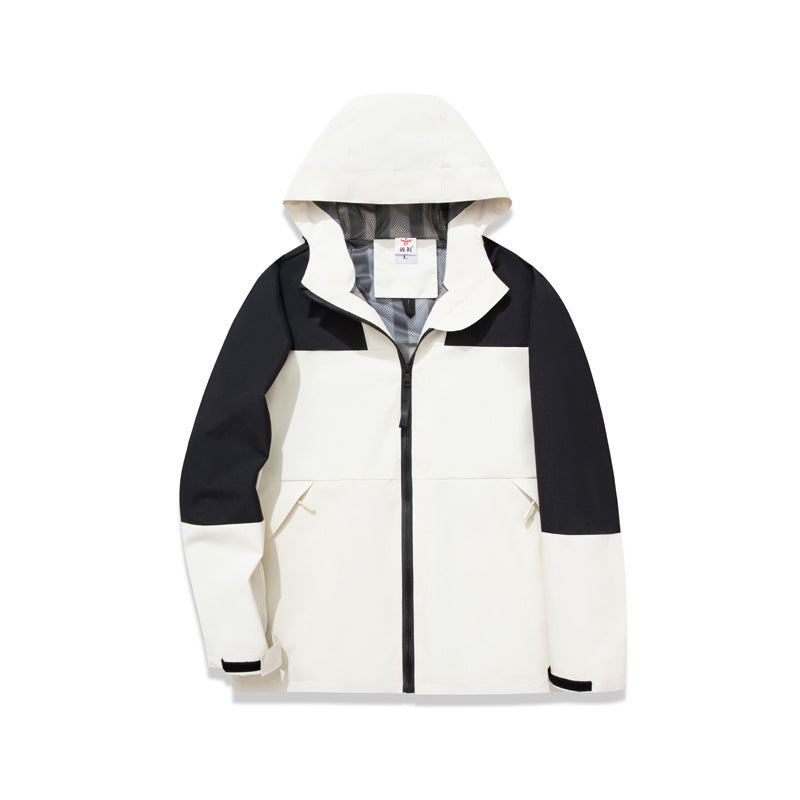 Women's Outdoor Sports Thin Hooded Work Clothes Mountaineering Clothes Windproof And Waterproof