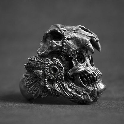 European And American Skull Retro Devil Skull