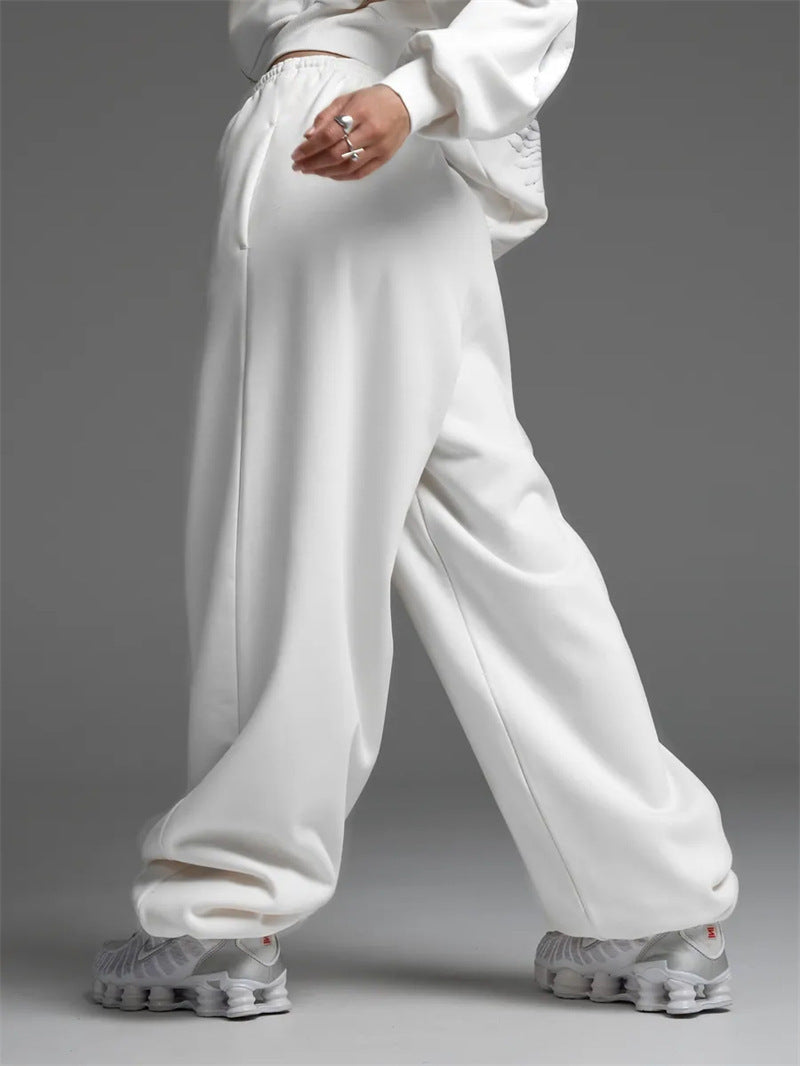 Casual Straight-leg Wide Leg Sweatpants