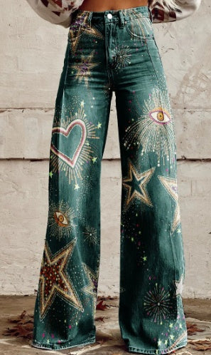 Women's Casual Pants Thin Imitation Jeans