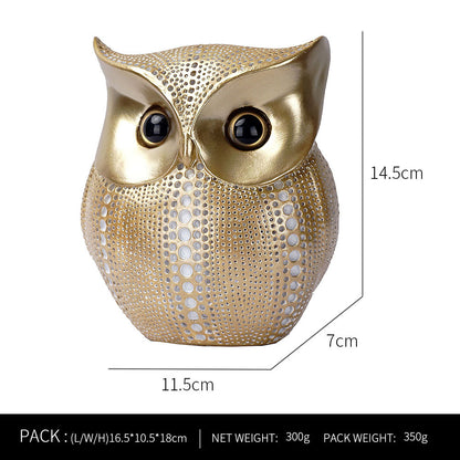 Owl Resin Craft Decoration Home Soft Decoration