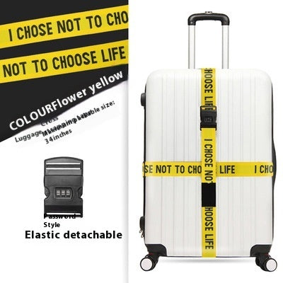 Password Lock Safety Belt Suitcase Band Trolley Case Packing Belt