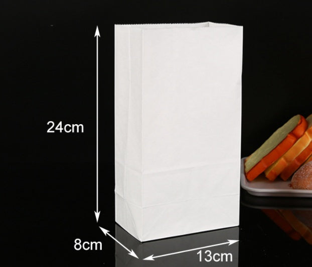 10pcs Coated Oil Resistant Paper Bags