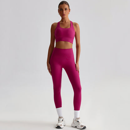 Yoga Clothes Suit Naked Women Feeling Beautiful Back
