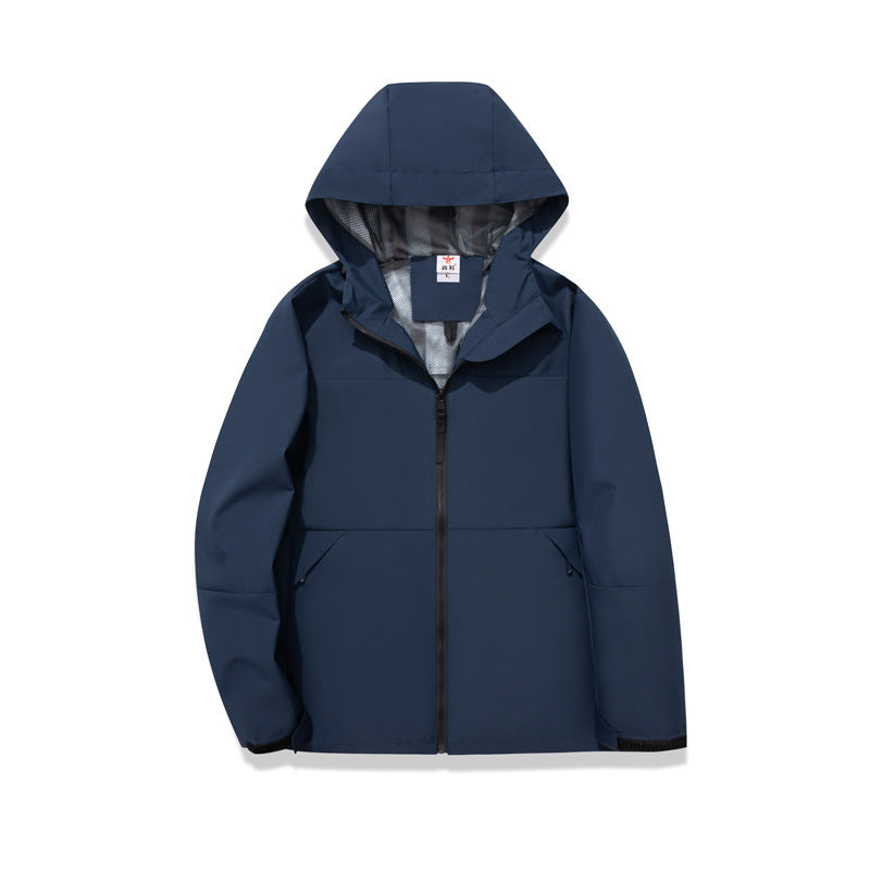 Women's Outdoor Sports Thin Hooded Work Clothes Mountaineering Clothes Windproof And Waterproof