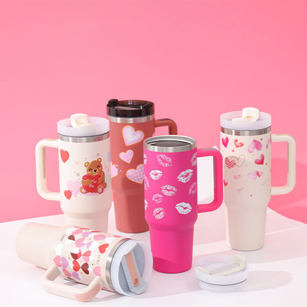 Large capacity stainless steel coffee tumbler