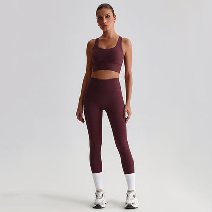 Yoga Clothes Suit Naked Women Feeling Beautiful Back