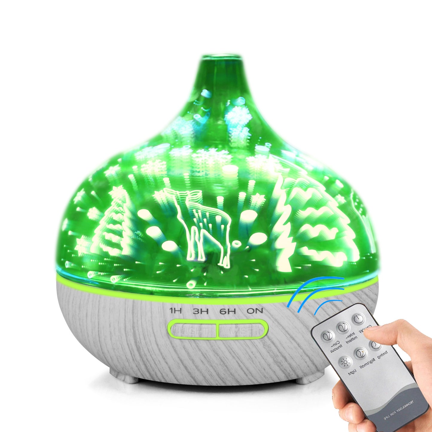 Ultrasonic Atomization 3D Glass Aroma Diffuser