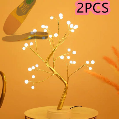Led light in tree 
