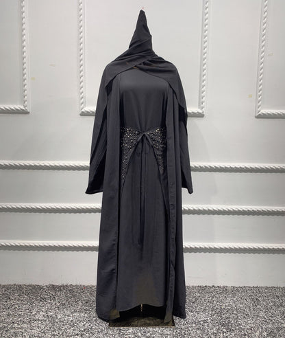 Middle East Dubai Solid Color Three-piece Suit