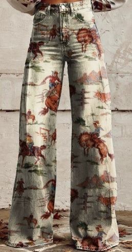 Women's Casual Pants Thin Imitation Jeans