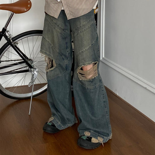 Loose Cool Wide Leg Leisure Straight-leg Trousers