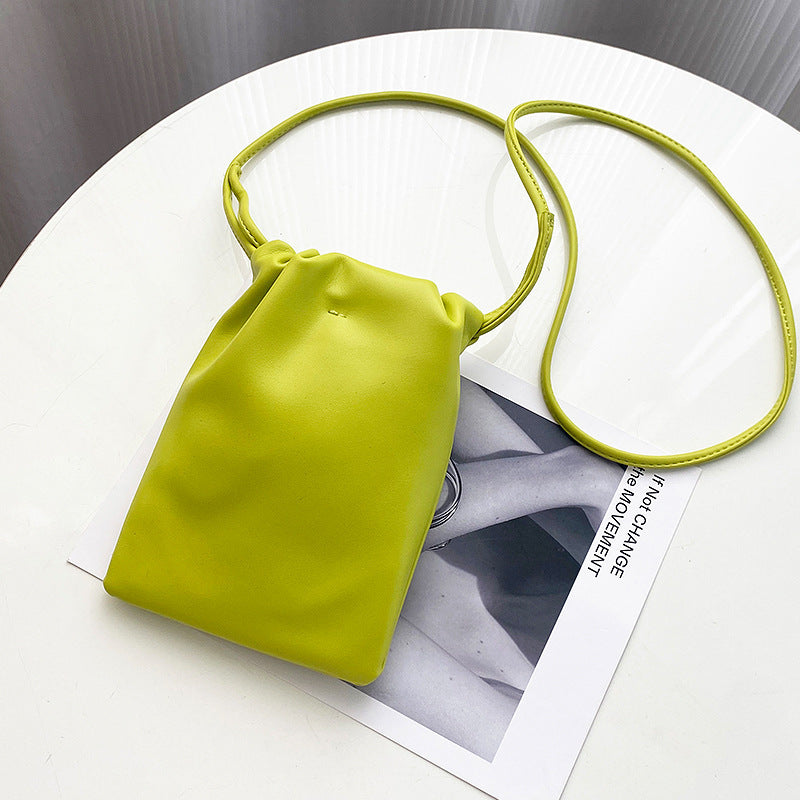 New Fashion Simple Small Chinese Character Fu Bag Shoulder Crossbody Bag