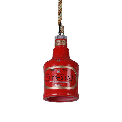 Wine Bottle Pendant Creative Lighting Personality Wine Bottle Lights