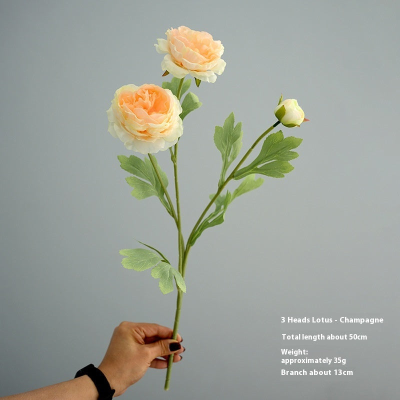 Artificial Flower Dew Lotus Decoration Home Decoration
