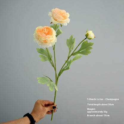 Artificial Flower Dew Lotus Decoration Home Decoration