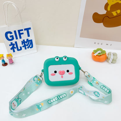 Children's Mini Cute Trendy Crossbody Silicone Bag