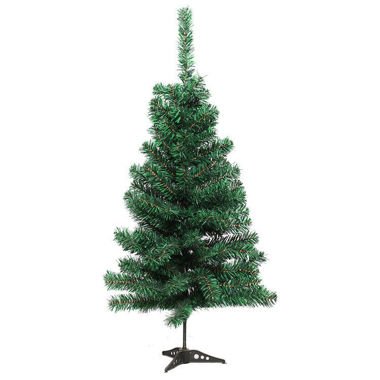 Mini Christmas Tree Package Flocking Pine Needle Desktop Christmas Tree PVC