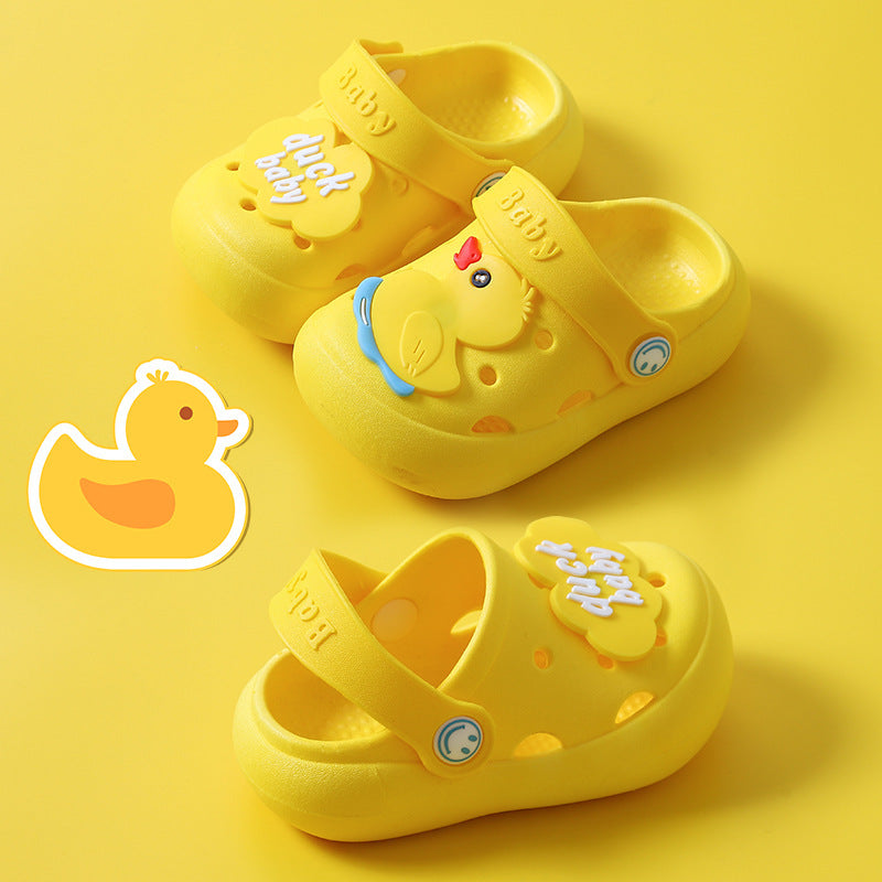 Children's Slippers For Summer Indoor Non-slip Soft Bottom Baby
