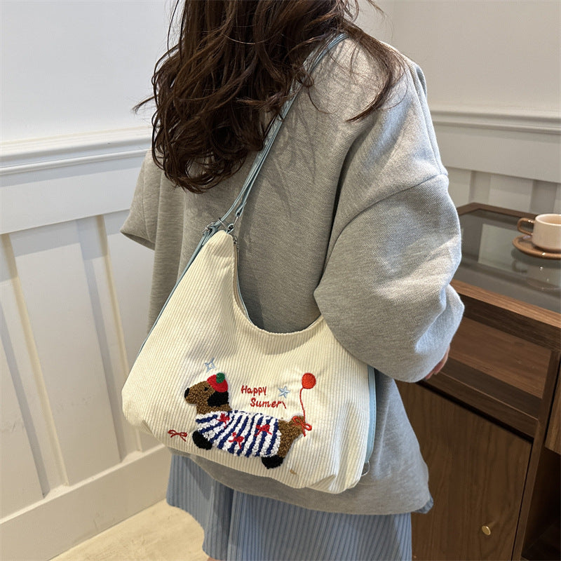 Retro Large Capacity Women's Tote Bag Fashion Casual Fashion Shoulder Handbag