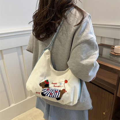 Retro Large Capacity Women's Tote Bag Fashion Casual Fashion Shoulder Handbag