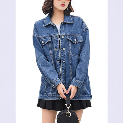 Baggy Casual Jacket Long Sleeve Plus Size Top