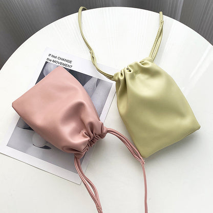 New Fashion Simple Small Chinese Character Fu Bag Shoulder Crossbody Bag