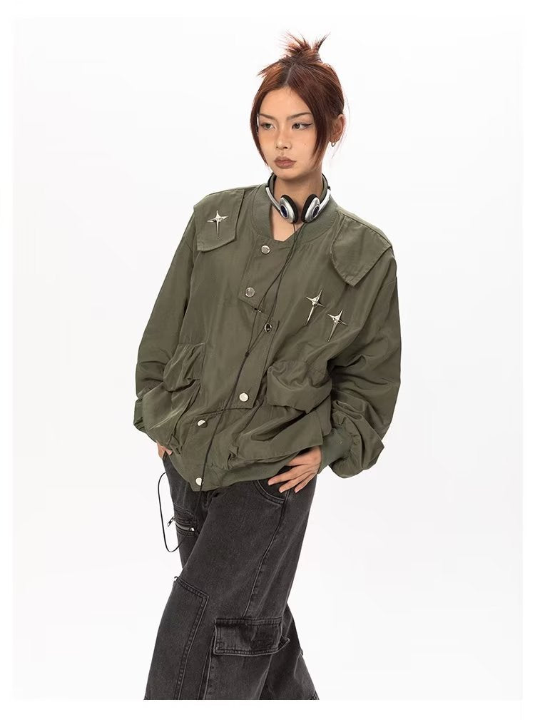Street High-end Workwear Jacket Women's Autumn Niche Casual Loose Jacket