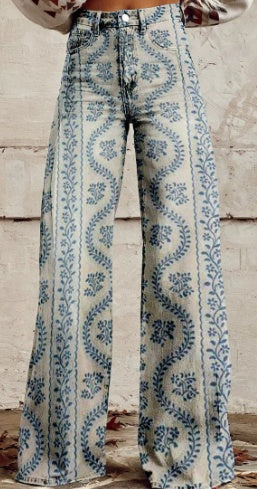 Women's Casual Pants Thin Imitation Jeans