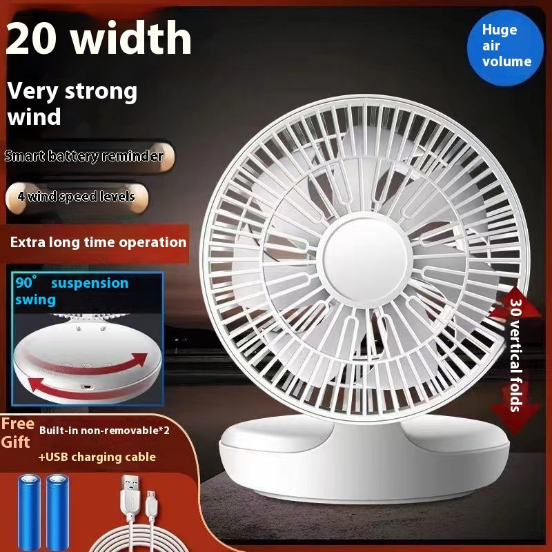 Silent Wind USB Office And Dormitory Mini Clip Fan Desktop Floor