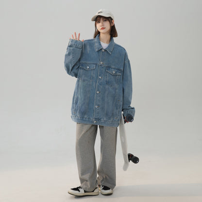American Retro Loose Versatile Denim Jacket