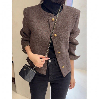 Wool Women's Short Coat Autumn And Winter