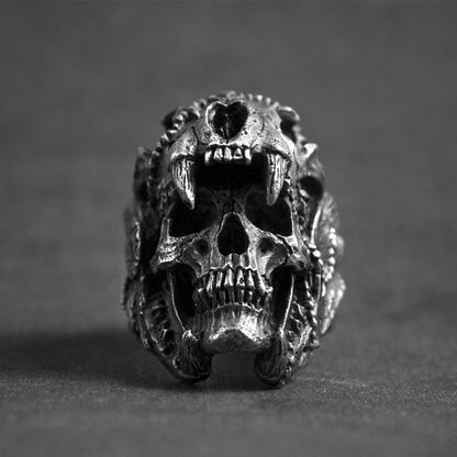 European And American Skull Retro Devil Skull