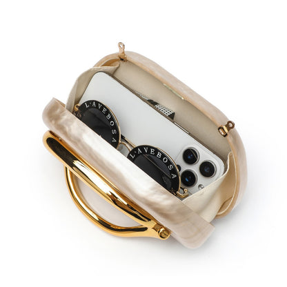 Acrylic Dinner Clutch Shoulder Crossbody Bag